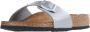 Birkenstock Zilveren Slide Sandalen Madrid Stijl Gray Dames - Thumbnail 9