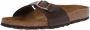 Birkenstock Madrid Dames Slippers Dark Brown Regular fit | Bruin | Imitatieleer - Thumbnail 6