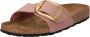 Birkenstock Madrid Big Buckle Sandalen Roze Dames - Thumbnail 3