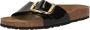 Birkenstock Slippers Madrid Big Buckle BF Patent Black Gold - Thumbnail 3