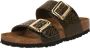 BIRKENSTOCK Slippers Dames Sydney Cushion Maat: 38 Materiaal: Leatherlook Kleur: Groen - Thumbnail 4