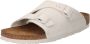 BIRKENSTOCK Slippers Dames Zurich Dames Maat: 35 Materiaal: Suède Kleur: Wit - Thumbnail 4