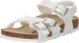 Birkenstock Kumba Kids Glanzende Hagedis Slippers Streetwear Kind - Thumbnail 4