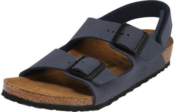 Birkenstock Milano Kids Sandalen Navy Narrow fit | Blauw | Imitatieleer - Foto 4