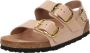 Birkenstock Beige Patent Sandaal Gesp Detail - Thumbnail 2