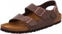 Birkenstock Bruine Sandalen met Leren en Synthetische Voering Brown Unisex - Thumbnail 4