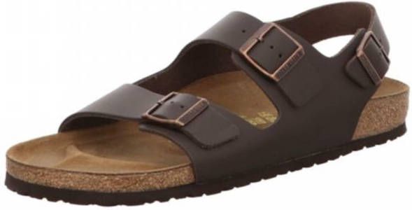 Birkenstock slipper MILANO Dark Brown regular Naturleder Smooth Leather - Foto 7