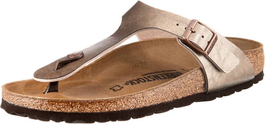 Birkenstock Gizeh Dames Slippers Graceful Taupe Narrow fit | Taupe | Imitatieleer - Foto 7