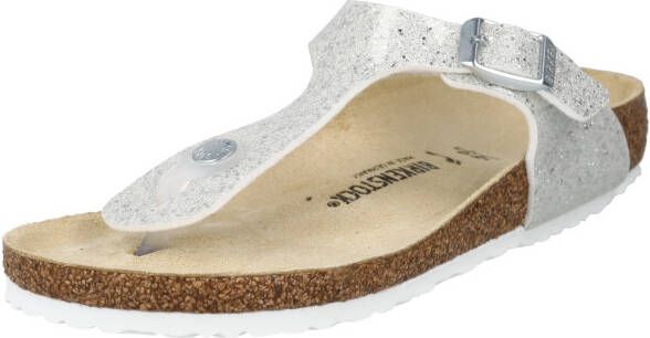 Birkenstock Gizeh Kids Slippers Cosmic Sparkle White Narrow fit | Wit | Imitatieleer - Foto 3