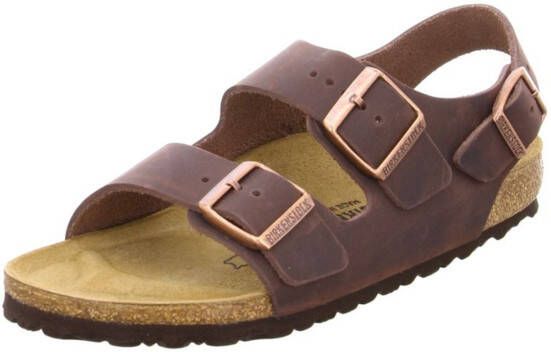 Birkenstock Bruine Sandalen met Leren en Synthetische Voering Brown Unisex - Foto 12