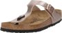 Birkenstock Women's Gizeh BF Metallic Sandalen beige - Thumbnail 6
