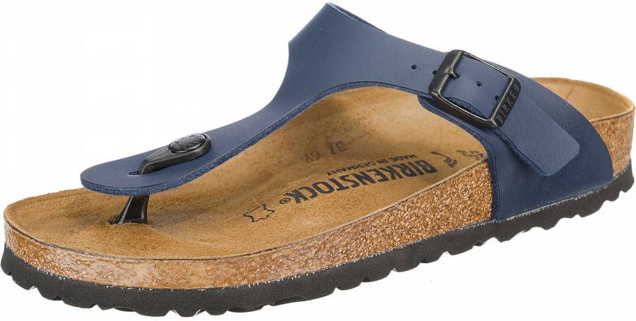 Birkenstock Gizeh Narrow Slipper kinderen Slippers Unisex blauw bruin - Foto 3