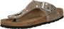 BIRKENSTOCK Teenslippers Dames Gizeh Rivet Border Maat: 40 Kleur: Taupe - Thumbnail 3