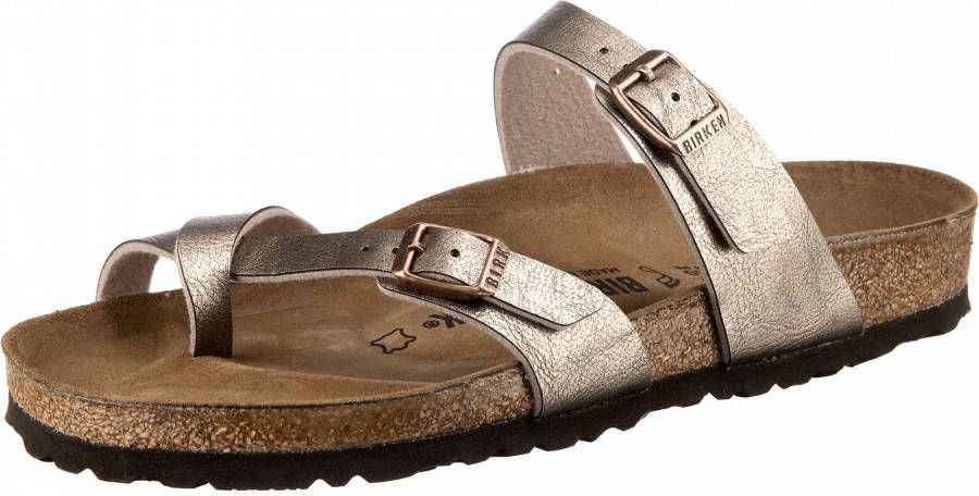 Birkenstock Groene zomersliders Stijlvol en comfortabel Green Dames