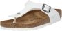 Birkenstock Gizeh White Birko-Flor Regular Slippers - Thumbnail 5