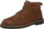 Birkenstock Uppsala Mid Shearling gevoerde suède veterboots cognac - Thumbnail 7