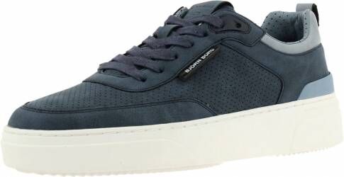 Björn Borg Lage Nubuck Leren Sneaker T1920 PRF Blauw Heren - Foto 5