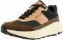 Björn Borg Chunky Runner Sneaker met Gemengde Materialen Brown Dames - Thumbnail 6