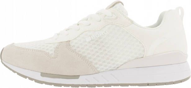 Bjorn borg T1306 R910 BSC W Sneaker Dames Beige/Wit - Schoenen.nl