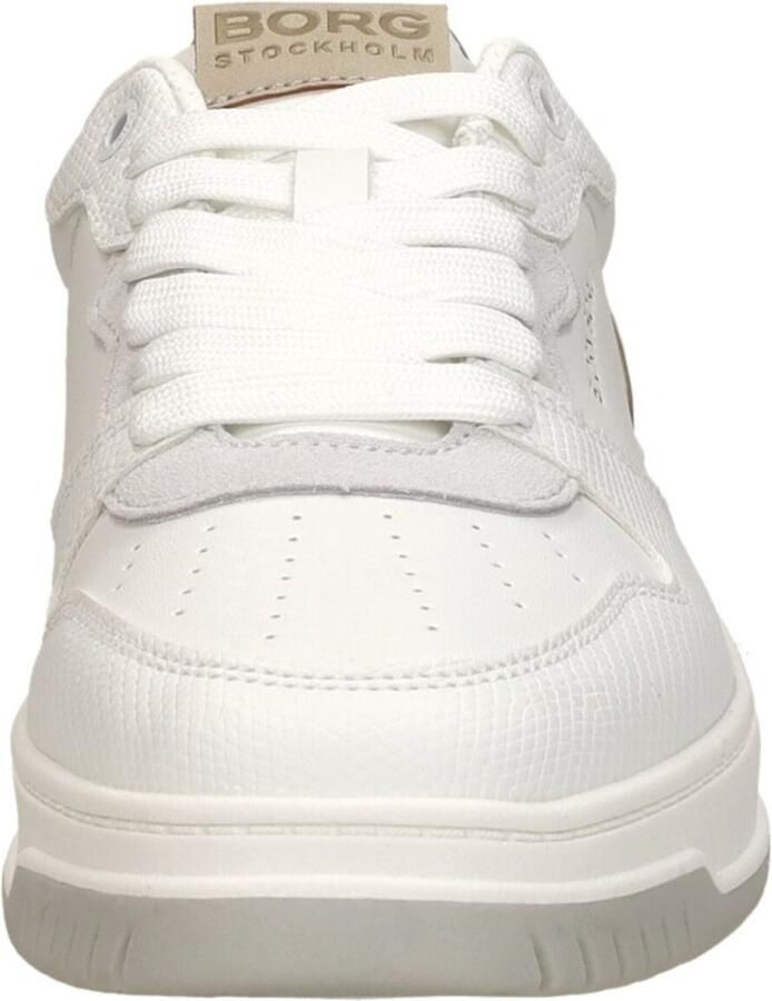 Björn Borg T2700 Dames Sneakers Laag Witte Sneaker Vrouwen Schoen Wit Goud - Foto 2