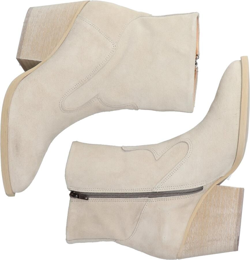 Blackstone Cassidy Zl91 OFF White Zipper Boot Beige Dames - Foto 4