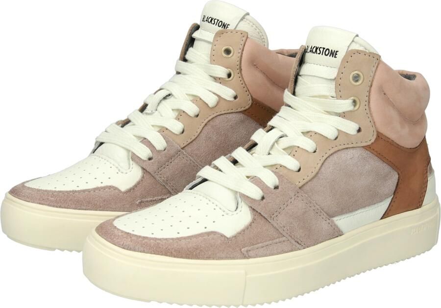 BLACKSTONE Hoge Sneakers Dames Yl52 Suède Bruin - Foto 6