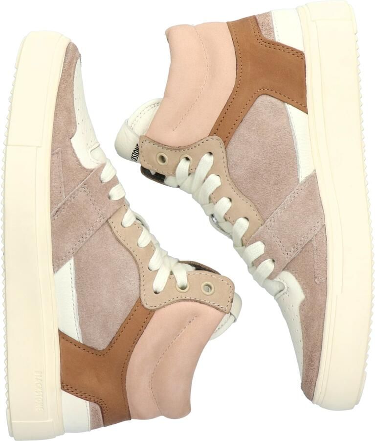 BLACKSTONE Hoge Sneakers Dames Yl52 Suède Bruin - Foto 2