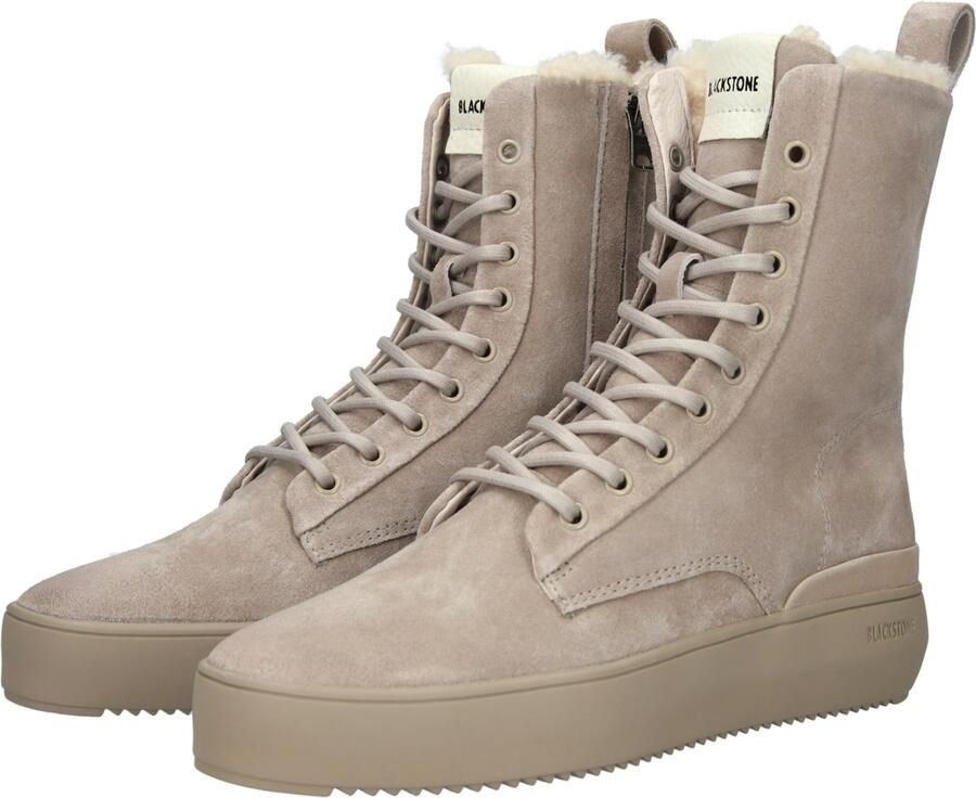 Blackstone NORA YL67 WEATHERED TEAK BOOTS SHEEPSKIN Vrouw Beige - Foto 10