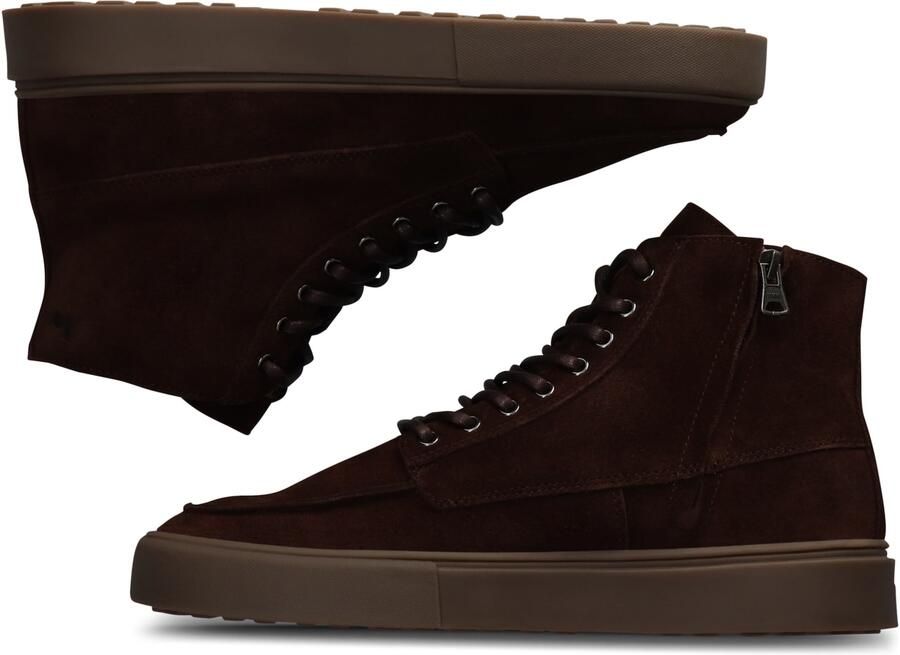 Blackstone RUBY EERO ZIPPER CG189 Coffee Bean Sneaker (high) Heren Dark brown - Foto 9