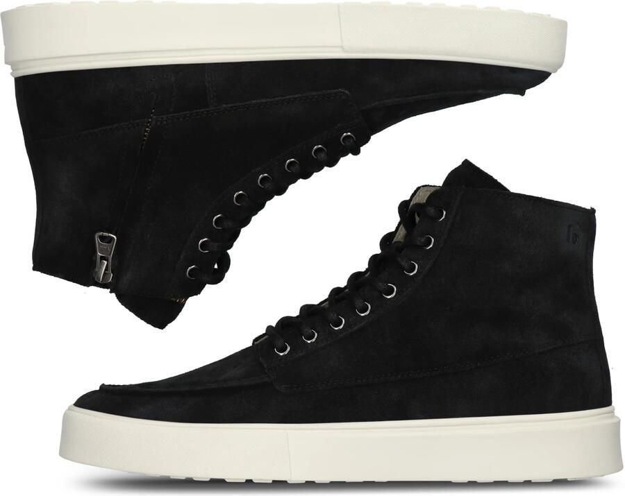 Blackstone RUBY EERO ZIPPER CG524 Black Sneaker (high) Heren Black - Foto 6
