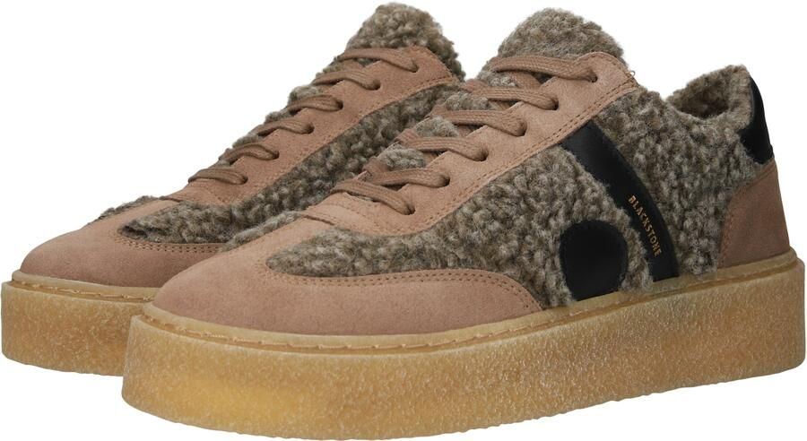 Blackstone ENJAR NATUK EL423 Taupe Sneaker (low) Dames Light brown - Foto 2