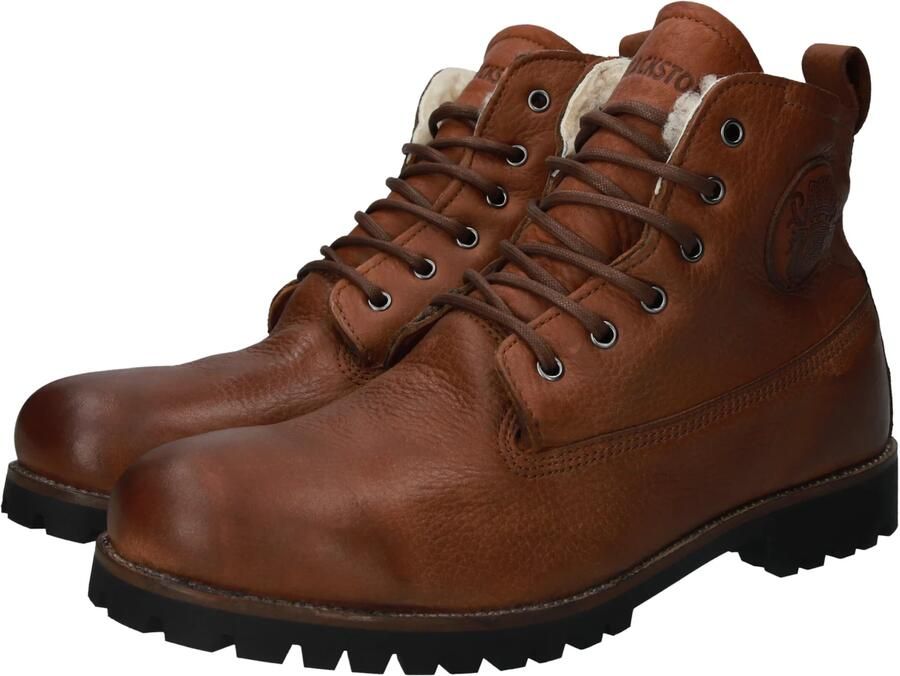 Blackstone SG31 OLD YELLOW LACE UP BOOT WATERPROOF MEMBRANE SHEEPSKIN Man Brown - Foto 8