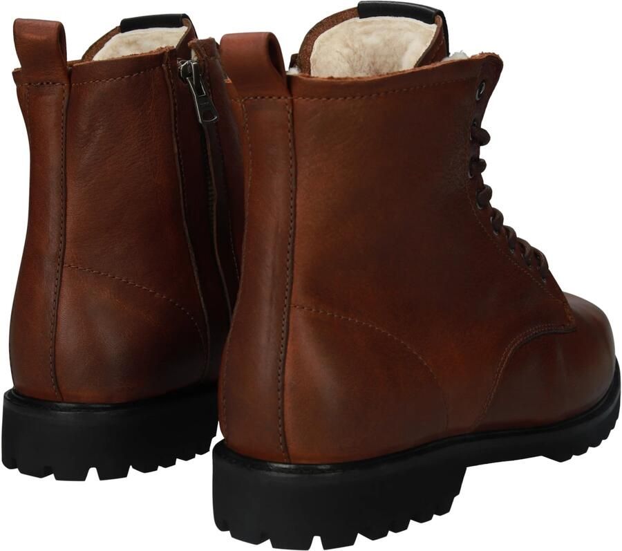 Blackstone SG49 OLD YELLOW LACE UP BOOT SHEEPSKIN Man Brown - Foto 7