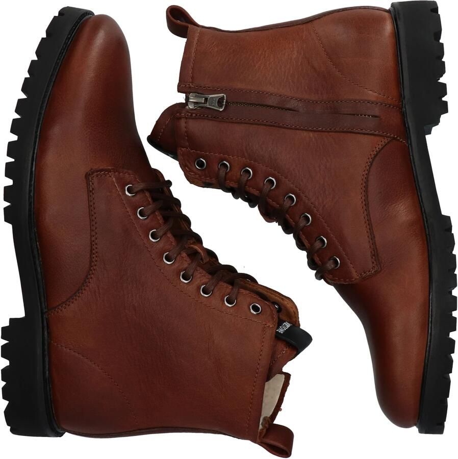 Blackstone SG49 OLD YELLOW LACE UP BOOT SHEEPSKIN Man Brown - Foto 5