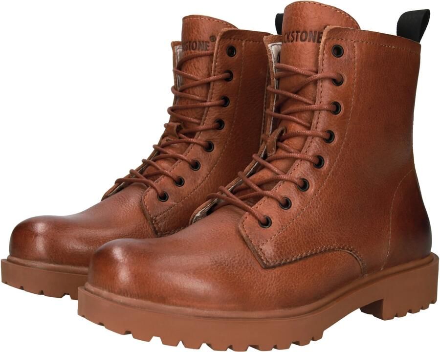 Blackstone WL02 CUOIO LACE UP BOOT SHEEPSKIN Vrouw Cognac - Foto 3
