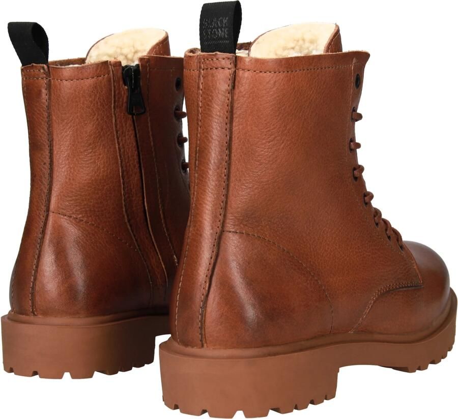 Blackstone WL02 CUOIO LACE UP BOOT SHEEPSKIN Vrouw Cognac - Foto 4
