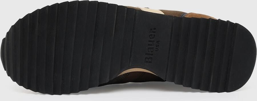 Blauer.USA Sneakers laag beige bruin donkerbruin donkergrijs - Foto 3