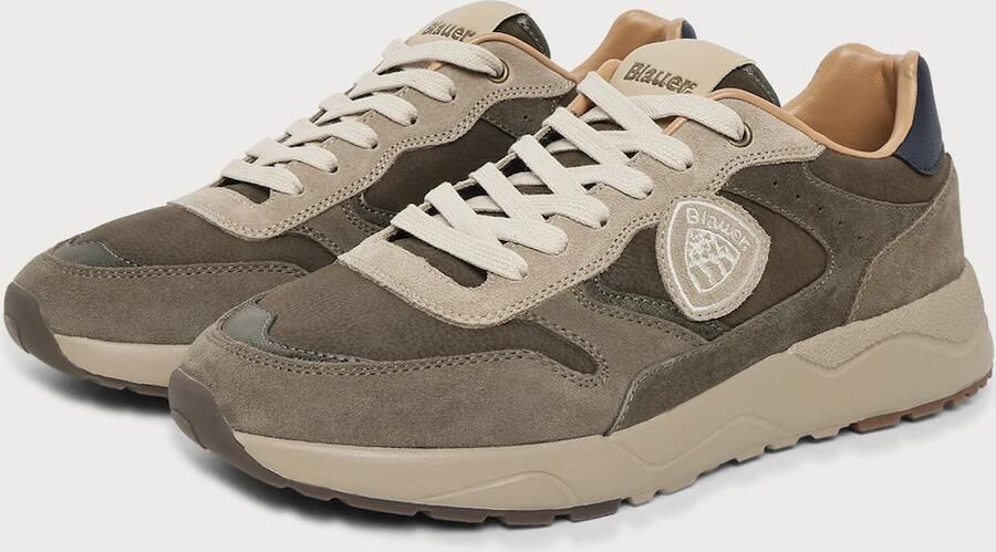 Blauer USA Sneakers van leermix met logodetail model 'OZARK' - Foto 3