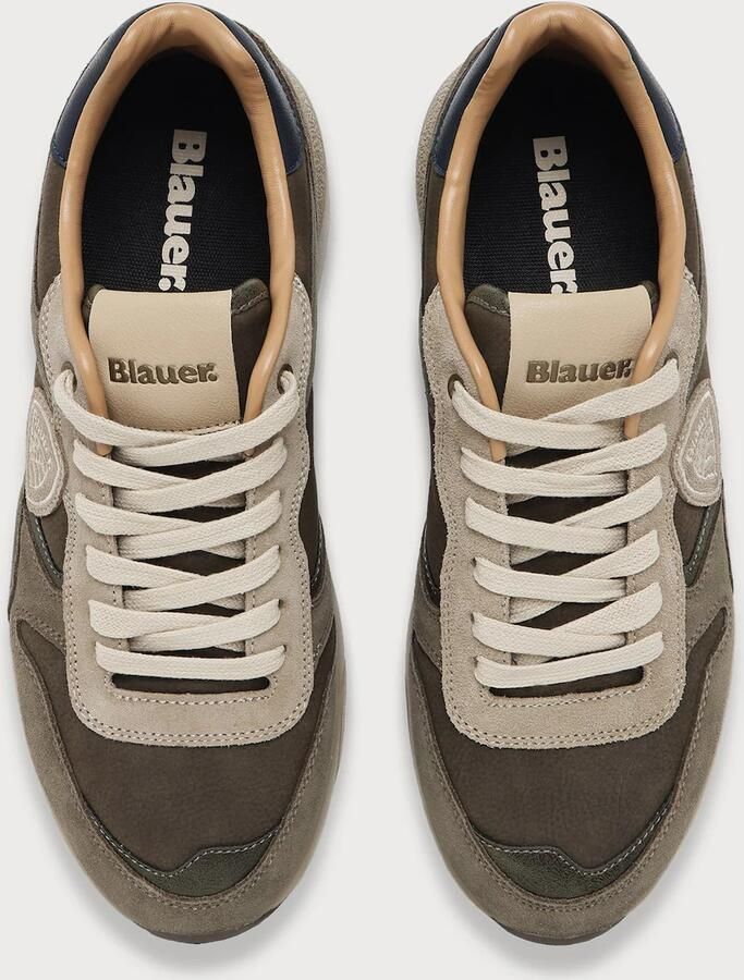 Blauer USA Sneakers van leermix met logodetail model 'OZARK' - Foto 5
