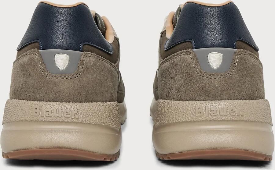 Blauer USA Sneakers van leermix met logodetail model 'OZARK' - Foto 4