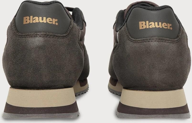 Blauer.USA Sneakers laag chocoladebruin grijs - Foto 5