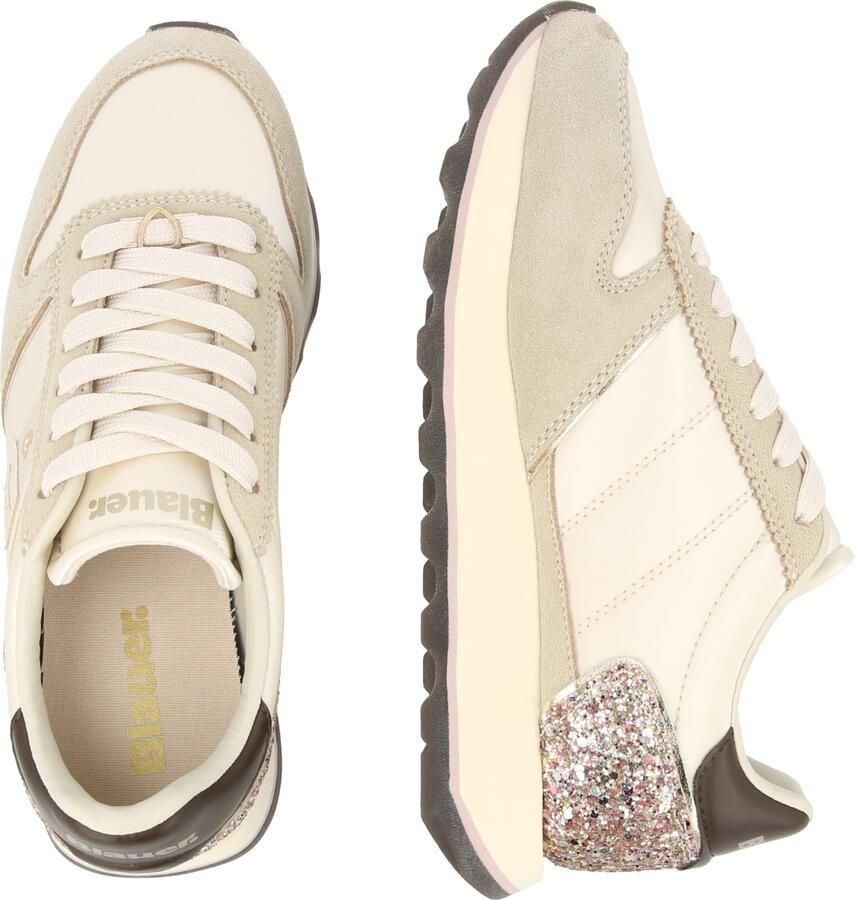 Blauer.USA Sneakers laag crème donkerbeige magenta zwart - Foto 4