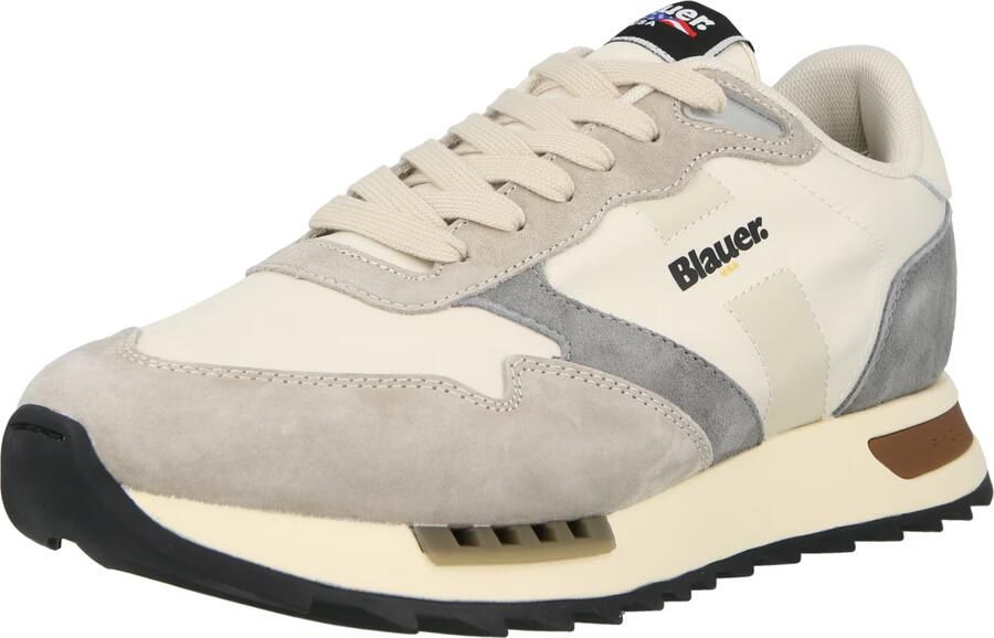Blauer.USA Sneakers laag crème taupe antraciet - Foto 4