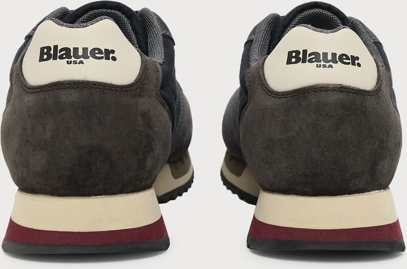 Blauer.USA Sneakers laag donkerblauw grijs aardetinten wit - Foto 4