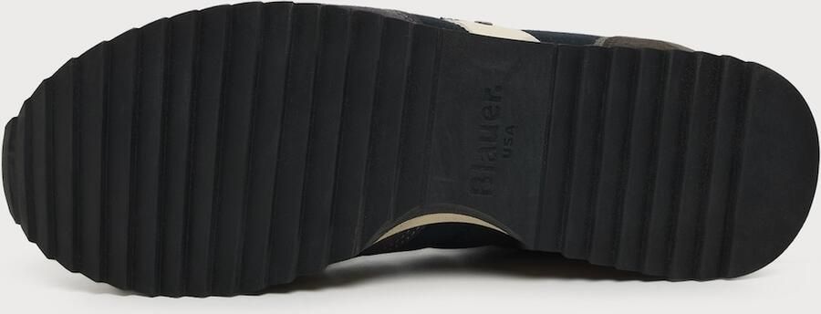 Blauer.USA Sneakers laag donkerblauw grijs aardetinten wit - Foto 8
