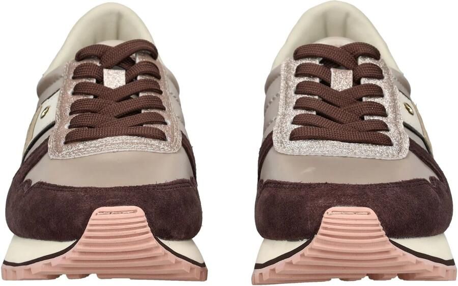 BLAUER Lage Sneakers Dames Millen03 Leer Taupe - Foto 4