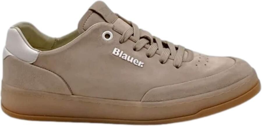 Blauer.USA Sneakers laag 'Farrell' brokaat wit