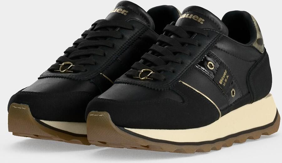 Blauer.USA Sneakers laag goud zwart - Foto 5