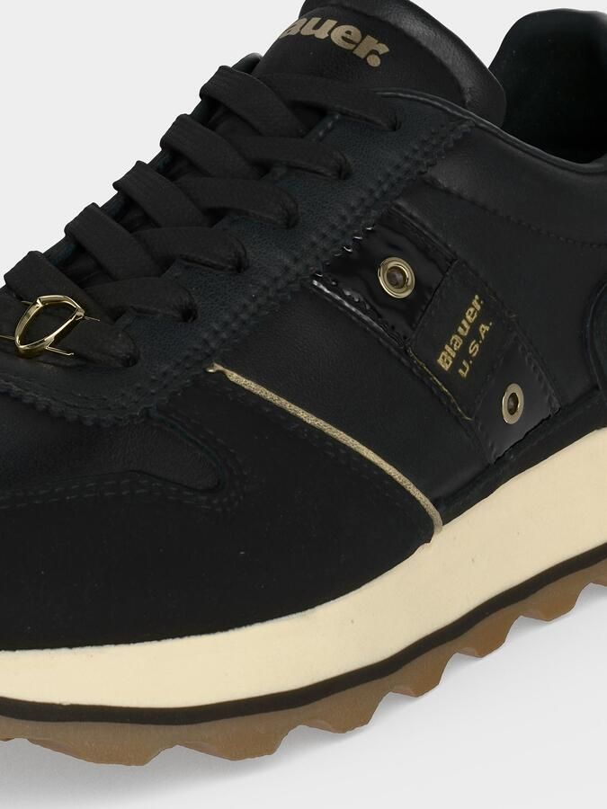 Blauer.USA Sneakers laag goud zwart - Foto 4