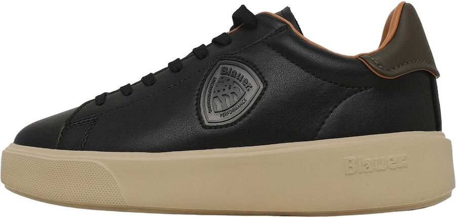 Blauer.USA Sneakers laag grijs donkergroen zwart - Foto 3